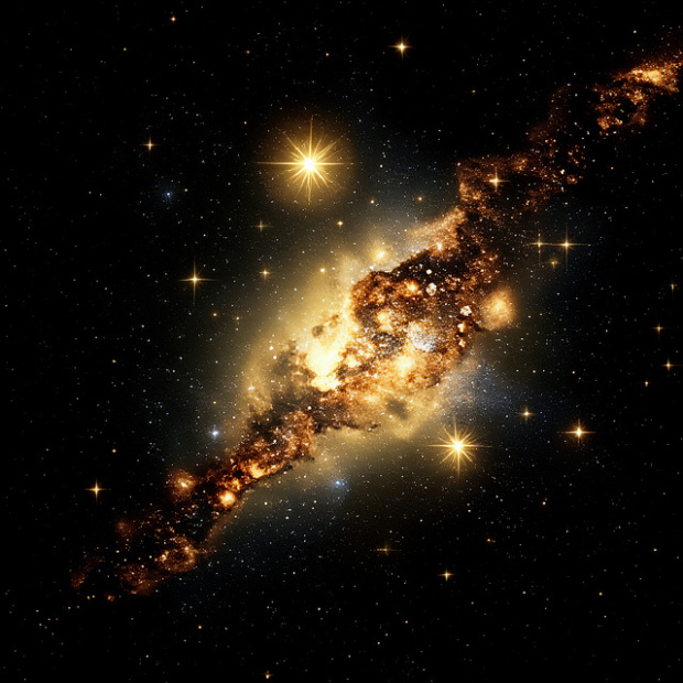 Black Gold Galaxy