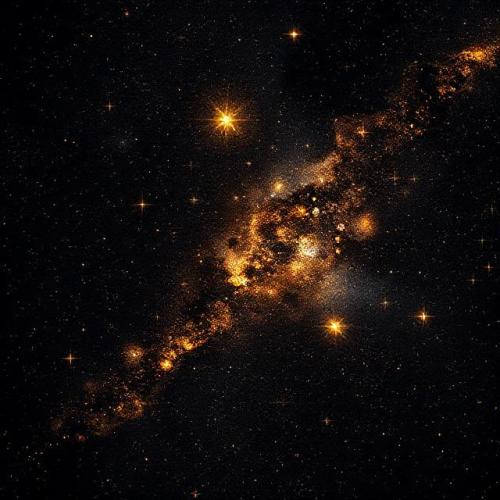 Black Gold Galaxy